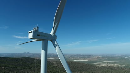 Turbina eólica de Iberdrola.
