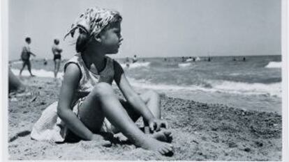 Beatriz Colomina en el verano de 1957