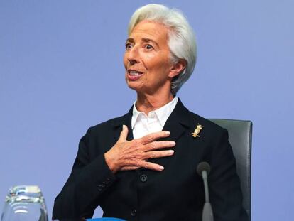 Christine Lagarde, presidenta del BCE.