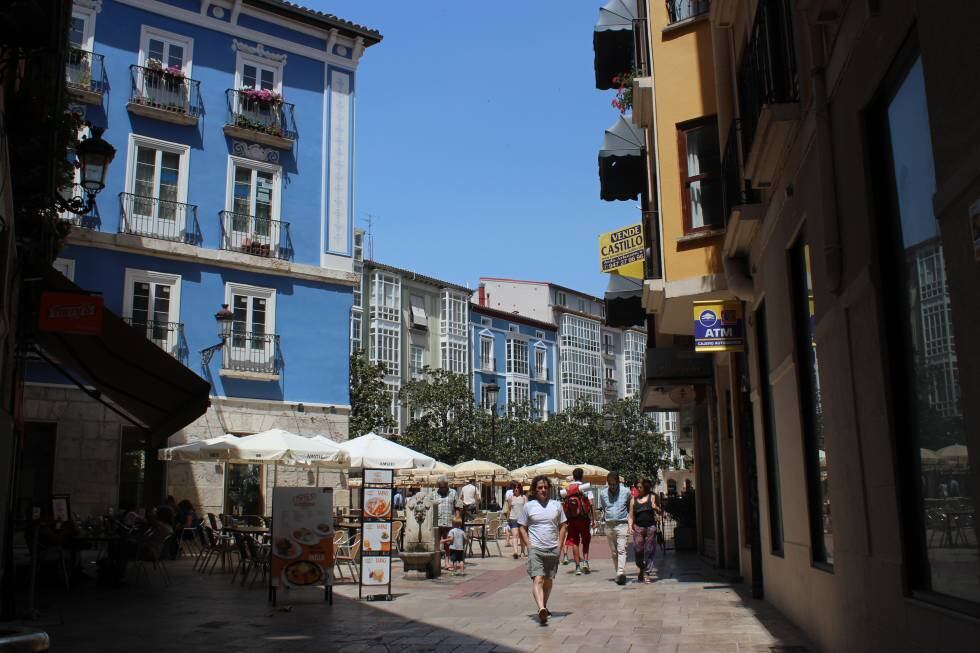 Calles en los alrededores de la plaza Mayor.