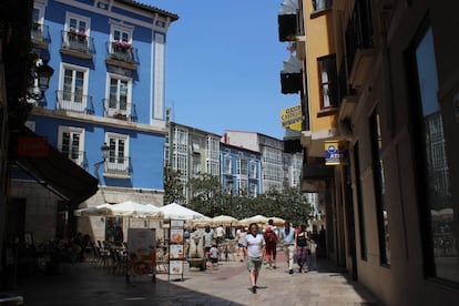 Calles en los alrededores de la plaza Mayor.