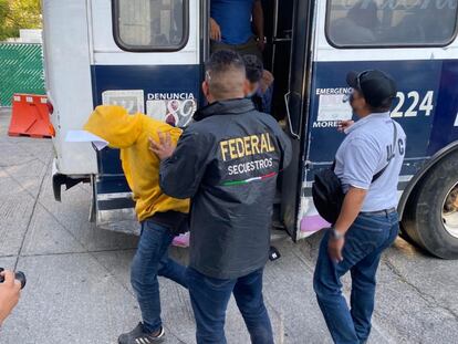 Operativo policial contra la toma de la caseta del Alpuyeca.