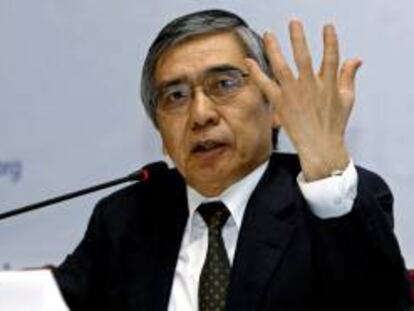 El actual presidente del Banco Asiático de Desarrollo (BAD), Haruhito Kuroda, nominado por el Gobierno del conservador Shinzo Abe para ser el próximo Gobernador del BOJ. EFE/Archivo
