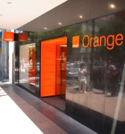 Una tienda de Orange.