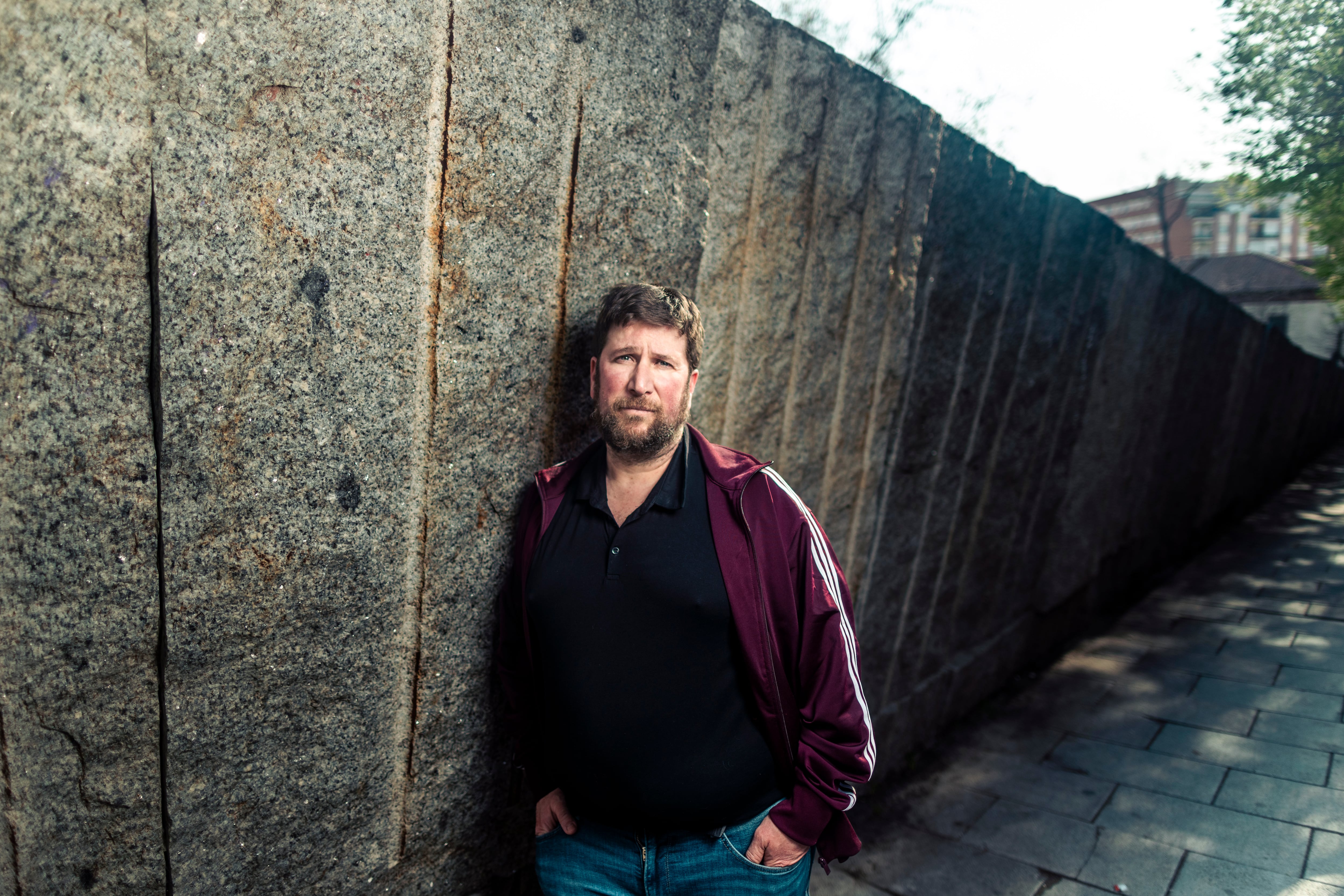 Miguel Urbán, este miércoles en el barrio madrileño de Lavapiés.