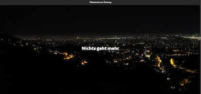 Captura del medio 'Süddeutsche Zeitung'.