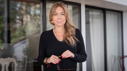 La periodista Diana Calderón, en Bogotá, el 8 de mayo de 2025.