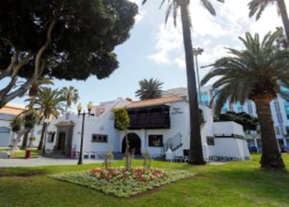 Jardín de la Casa del Turismo, en Las Palmas de Gran Canaria.