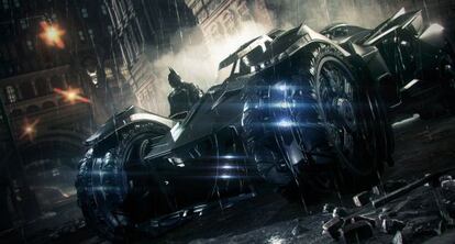 El batmóvil que se podrá conducir en el videojuego 'Batman: Arkham knight'.