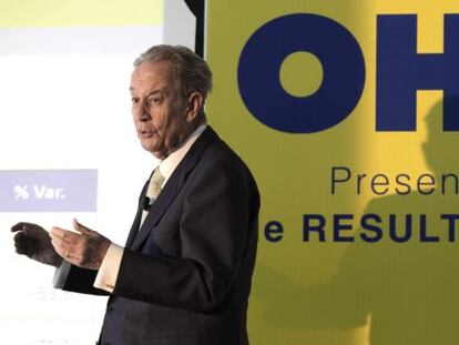 El presidente de OHL, Juan Miguel Villar Mir.