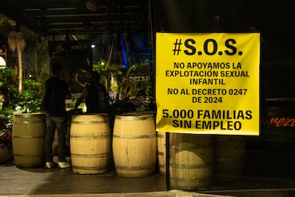 Algunos de los bares y comercios de la zona se han unido a una campaña en contra del trabajo sexual infantil. 