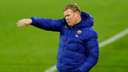 Entrenador del Barcelona Ronald Koeman