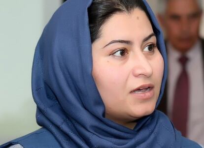 La periodista afgana Humira Saqib.