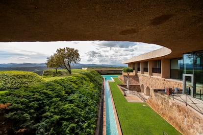 Vista del hotel Esperit Roca, en el Castell de Sant Julià de Ramis, en Girona. Imagen proporcionada por el establecimiento.