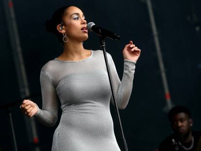 Concierto de Jorja Smith en el Festival Dcode en la Universidad Complutense, en Madrid.