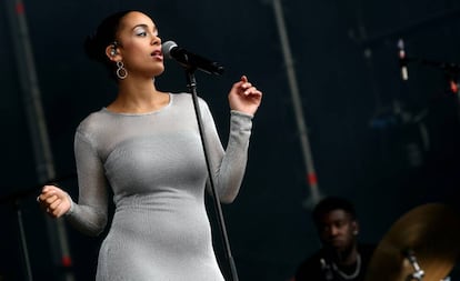 Concierto de Jorja Smith en el Festival Dcode en la Universidad Complutense, en Madrid.