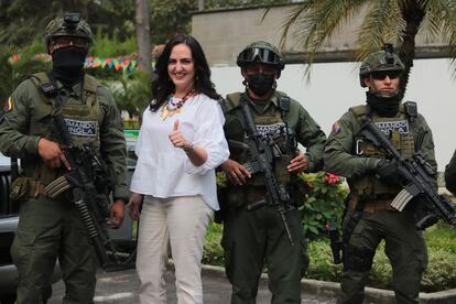 La senadora colombiana, María Fernanda Cabal, en una imagen de sus redes sociales.