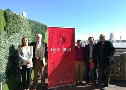Presentación del Premio Tigre Juan en el Círculo de Bellas Artes de Madrid.