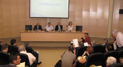 Una imagen de la reunión de la patronal alicantina