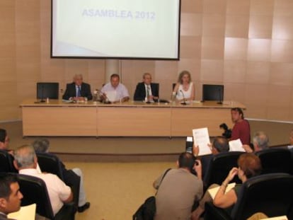 Una imagen de la reuni&oacute;n de la patronal alicantina