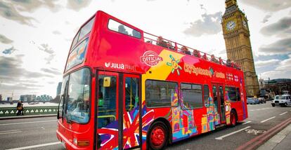 Imagen de uno de los autobuses que circulará por Londres a partir del 20 de mayo