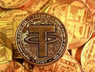 Representación de la 'stablecoin' Tether.