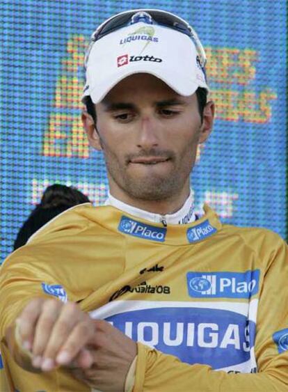Paolo Bennati, del Liquigas, se mantiene líder de la Vuelta en la cuarta etapa.