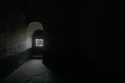 Cela no Castelo de São Jorge da Mina, em Gana, que foi utilizada para confinar negros escravizados.