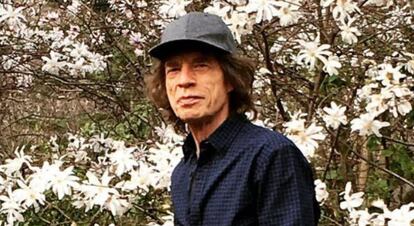 El cantante Mick Jagger, en una foto de su cuenta de Instagram.