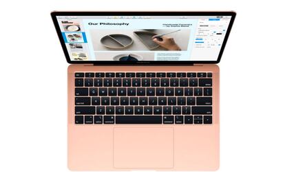 El Touch ID se integra en en el teclado del nuevo MacBook Air