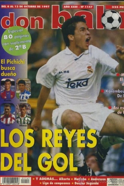 Una portada de la revista 'Don Balón' de 1997.