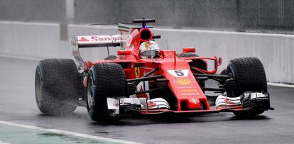 Vettel, en Monza.