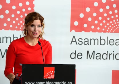 La portavoz socialista en la Asamblea de Madrid Hana Jalloul.