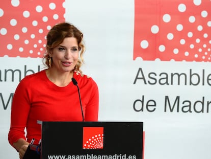 La portavoz socialista en la Asamblea de Madrid Hana Jalloul.