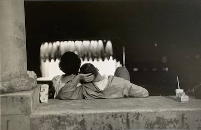 Pareja en el Estadio Lewisohn, Nueva York, 1947.
