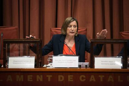 Carme Forcadell, expresidenta del Parlament.