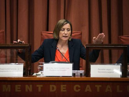 Carme Forcadell, expresidenta del Parlament.