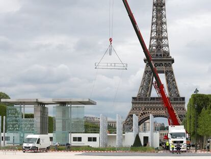 Trabajos de preparaci&oacute;n en Par&iacute;s para albergar la Eurocopa 2016