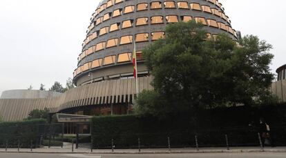 Fachada del Tribunal Constitucional, ubicado en Madrid.
