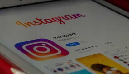 Instagram en un móvil