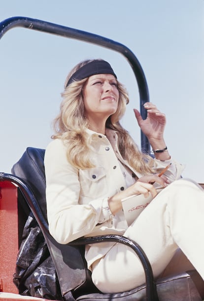 Farrah Fawcett en en la ficción de 'The Six Million Dollar Man' (1974).