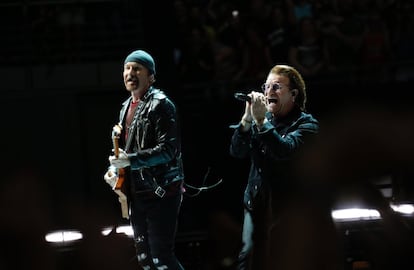 Concierto de U2 en el WiZink Center de Madrid. 