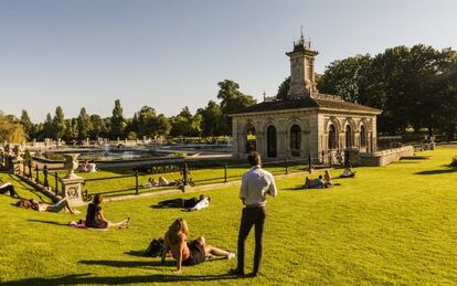 El jardín italiano de Kensington Gardens, en Londres.