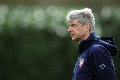 Arsène Wenger, en las instalaciones de entrenamiento del Arsenal.