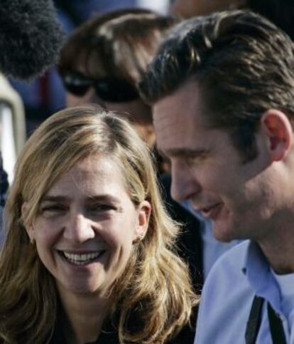 Spain&#039;s Infanta Cristina and her husband I&ntilde;aki Urdangarin. 