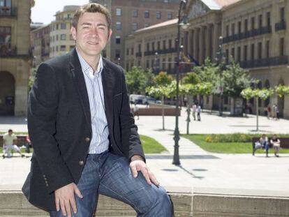 Roberto Jim&eacute;nez, l&iacute;der de los socialistas navarros. 