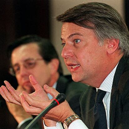 Ferruccio de Bortoli en una conferencia en 1999.