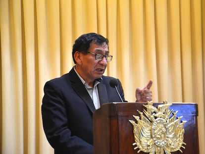 Rubén Méndez durante el conversatorio, el 31 de agosto.