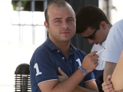 &Aacute;ngel Carromero en los Cursos de Verano de la Universidad Complutense en El Escorial en Madrid.