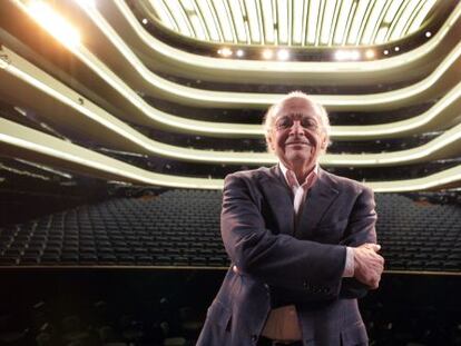 Lorin Maazel, en el Palau de les Arts de Valencia, de cuya orquesta asumi&oacute; la direcci&oacute;n en 2006.